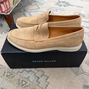 Peter Millar Excursionist Suede Penny Loafers